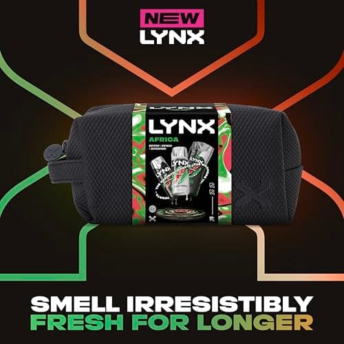 Lynx Gift Set Africa Washbag with a body wash, a body spray, an anti-perspirant and a Washbag perfect for any occasion 3 piece — view 4