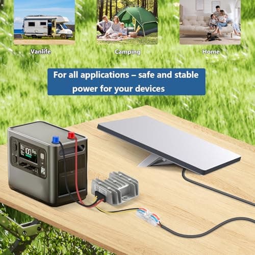 12V to 48V 3A Step-Up Power Converter,with 2M DC Extension Cable — view 3