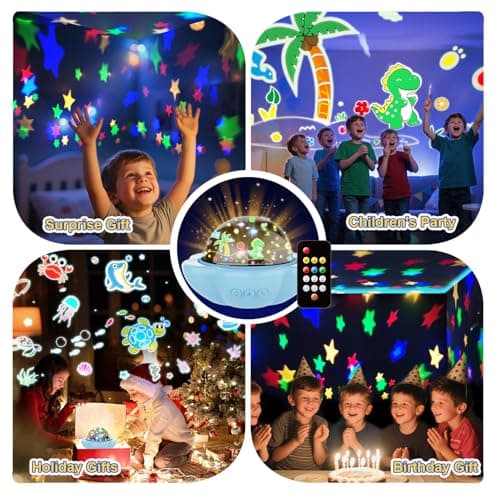 Dinosaur Toys for Boys,Dinosaur Kids Toys Night Light Kids age 3 4 5 6 Year Old Boy Girl Toddler Gifts for Christmas & Birthday Decoration Star Projector for Bedroom Gifts for 3-7 Year Old Boys Girls — view 5