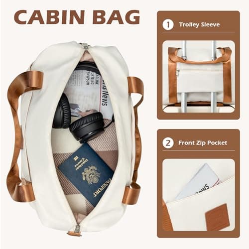 COOLIFE Cabin Suitcase 55x40x20cm for Easyjet, Cabin Bag 45x36x20cm 30L — view 5