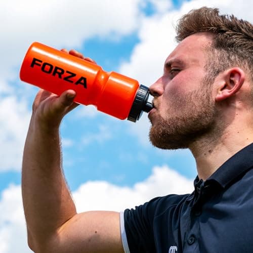 FORZA 750ml Sports Water Bottle | BPA-Free Water Bottles with Durable, Easy-Squeeze Design – Multiple Colours Available (Pack of 1, Orange) — view 4