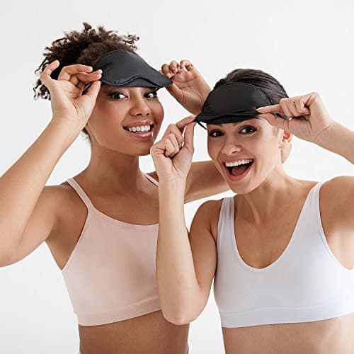 20 Pack Blindfold Eye Mask for Sleep Game Travel with Nose Pad (Black) — view 6