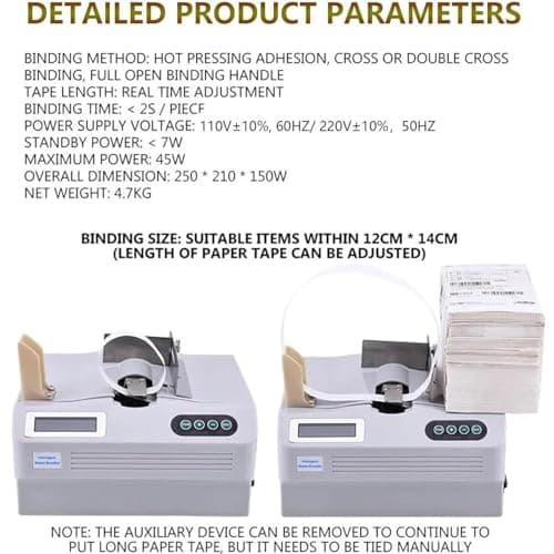 Banknote Baling Machine, Intelligent Currency Strapping Tool, Automatic Bundling System for Money Packing, Compact Design for Efficient Bundle Management — view 4