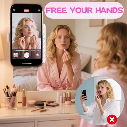Ginddy Silicone Suction Phone Case Holder,4 PCS Silicone Suctions Phone Holder,Phones Suction Pad with 24 Suctions Cups,Strong Adhesive Phones Mount for Mirror,Glass & Car Dashboard — view 4