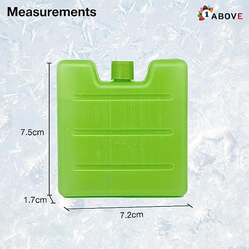1Above Freezer Blocks 12 Pack | Reusable Ice Packs for Lunch Boxes, Cool Bags & Picnic — BPA Free, Leakproof, Long Lasting — view 4