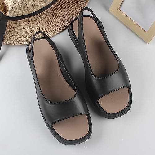 wide fit sandals for women sandals for women cushion walk supportive orthopedic plantar fasciitis relief long distance walking tourist travel city break white — view 5