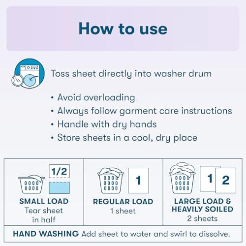 ECOS Laundry Detergent Sheets – Hypoallergenic, Lavender & Vanilla — view 6