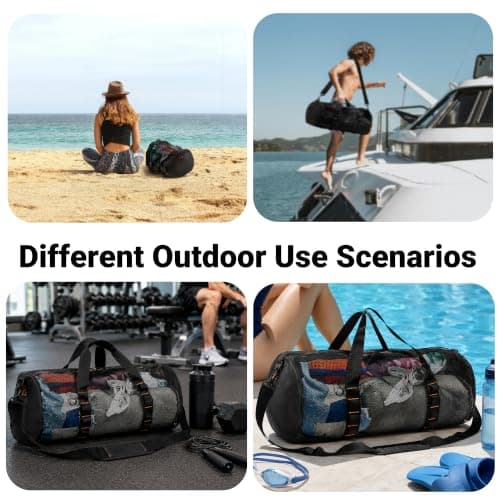 kokkoya Mesh Dive Duffle Bag for Scuba and Wetsuits Diving Equipment Mask — view 3
