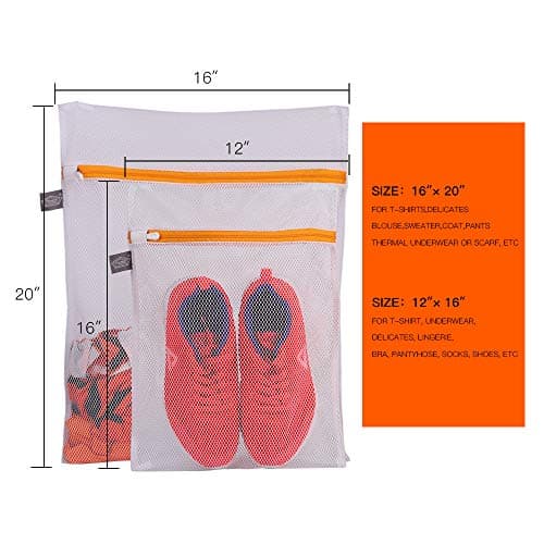 Kimmama Mesh Laundry Bags for Washing Machine, Washing Bags for Delicates — view 2