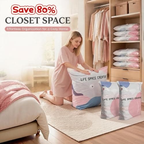 3Pcs No Pump 3D Vacuum Storage Bags, Press and Seal Compression Bags (BB) — view 6