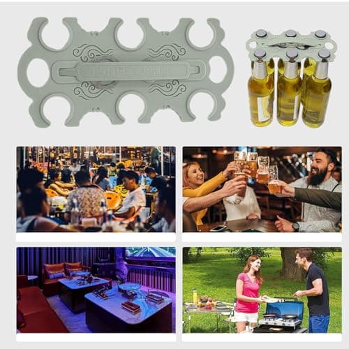 Beer Holders for Bottles Multifunctional 6-Pack Beer Transport Delivery — view 4
