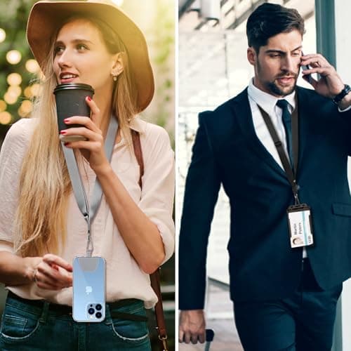 CACOE Phone Lanyard Adjustable Strap with patch Crossbody for Smartphones — view 6