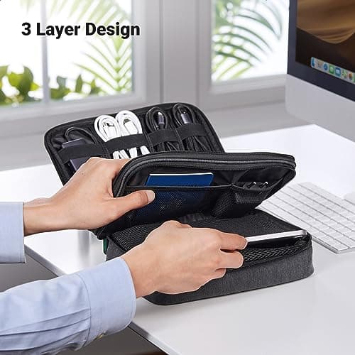 UGREEN Travel Accessories Portable Bag Electronics Organiser Large Capacity — view 5
