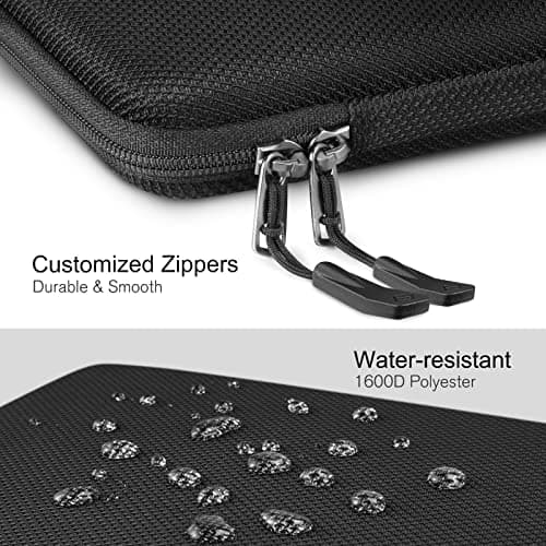 FINPAC Hard Tablet Sleeve Case for 11-inch iPad Air M2 2024, iPad Pro M4 2024, iPad Pro 4th/3rd,10.9-inch iPad Air 5/4, Tablet Carrying Sleeve for 10.9 iPad 10th, 10.2 iPad 9/8/7, Surface Go (Black) — view 6