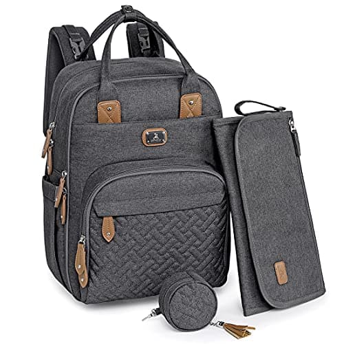 Dikaslon Baby Changing Bags Backpack, Large Baby Bag, 19 Pockets, Outdoors