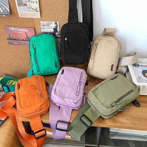 Mayoii Small Crossbody Bag for Women & Men– Lightweight Hiking Sling Bag, Ideal for Travel, Outdoor, Sports, Walking (Turquoise) — view 2