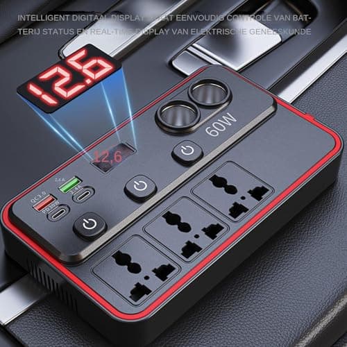 Car Inverter 12/24V to 220V Fast Charging Converter — view 6