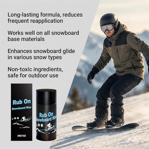Snowboard Wax 30g Waxing Accessories with Cork Applicator — view 5