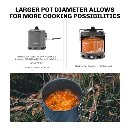 Fire-Maple G2 Pot and Black Neoprene Sleeve Heat Exchanger Protective Cover — view 4