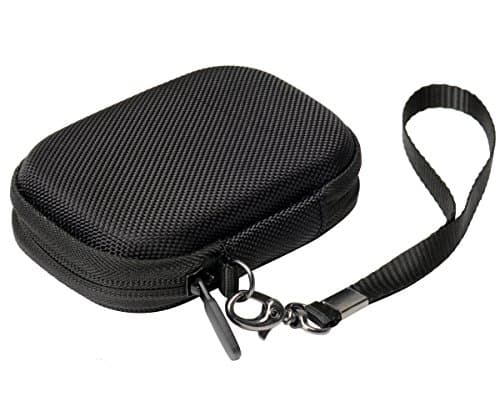 CaseSack case for Beats Flex Wireless Earbuds. Also for Powerbeats High-Performance Wireless Earbuds, mesh Charge Cord Pocket (Black) — view 6