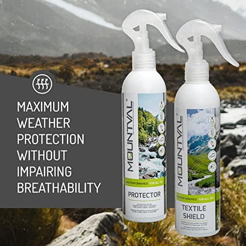 Mountval Protector Set, 2 x 300ml, Textile Shield for Clothing, Protector for Shoes, Leather, Nubuck, Suede, Fabric & GORE-TEX — view 5