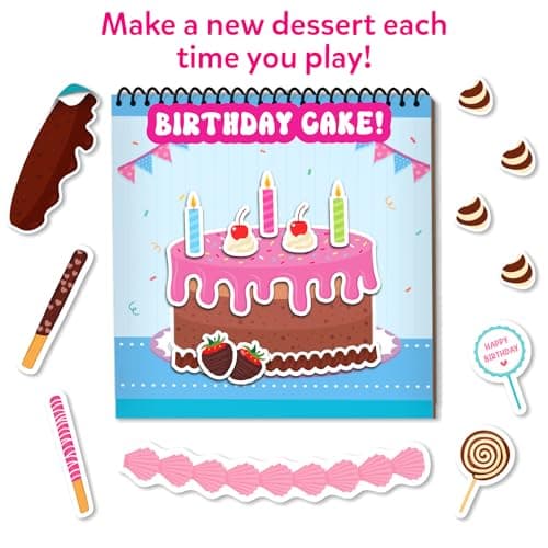 Skillmatics Peelies – Dessert Chef, Reusable Sticker Activity Book for Kids — view 6