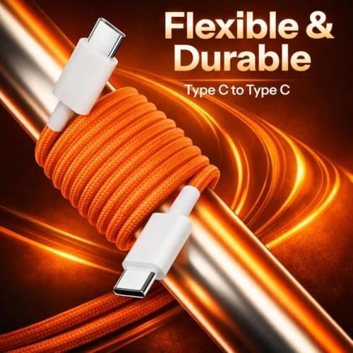 USB C Charger Cable Fast Charging – 1m USB C to USB C 60w USB to Type-C — view 5