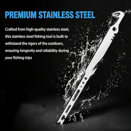 6-in-1 Stainless Steel Fishing Multi Tool Hook Remover and Knot Tyer — view 4
