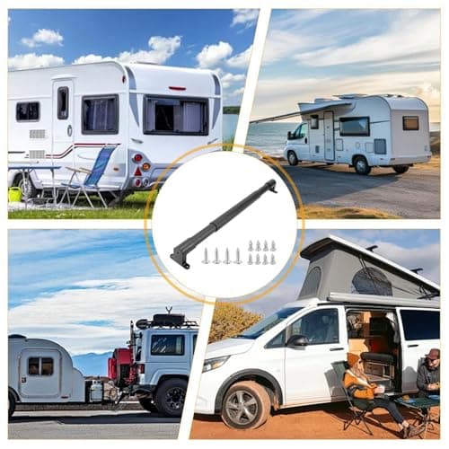 Handle Bar for Motorhome Mosquito Door – Telescopic Bar Support for Caravans – for Caravan Mosquito Net – for Camper Trailer Travel Camping Hiking Road Trip Outdoor — view 4