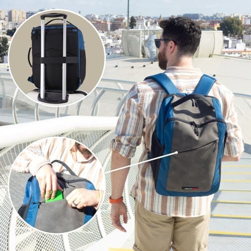 Cabin Max Ryanair Cabin Bags 40x30x20 Underseat Bag - Travel Backpack 24L — view 3
