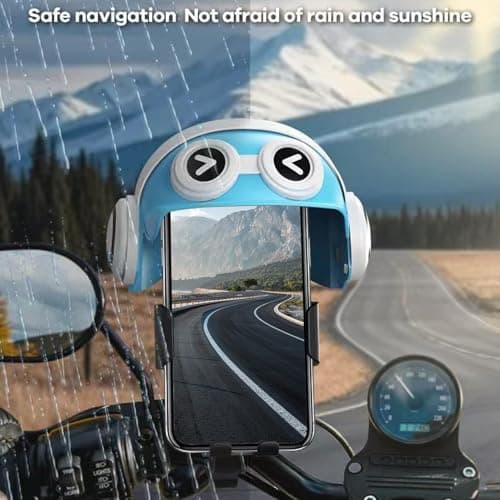 Tktouci Sunshade Bicycle Mobile Phone Stand Navigation GPS Viewing Calling — view 2