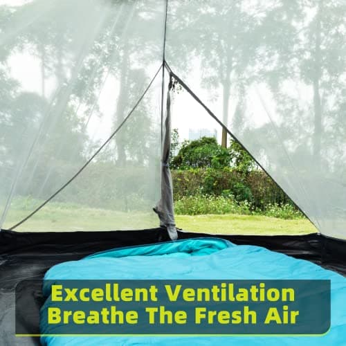Forceatt Tent, 1/2 Person Camping Tent, Ultralight Waterproof 1 Man Tent,Quick To Set Up, Portable, Bilayer for Camping, Motorcycle Travel,Backpacking — view 5