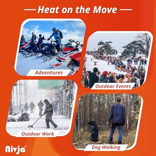 Nivja Top Heat Foot Warmers – 8 Hours Warmth – Air Activated – Instant – 100% Natural Heat (Pack of 1, Medium) — view 3