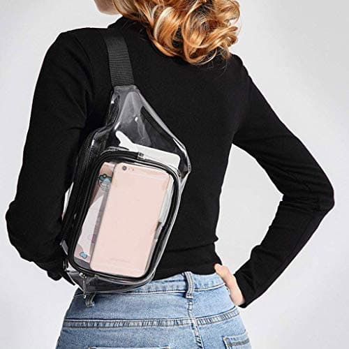SXRQ Women Transparent Waist Pack Belt Bag Travel Hip Bum Small Purse Chest Plush Bag Chair Kidscrossbody Bags For Women — view 2