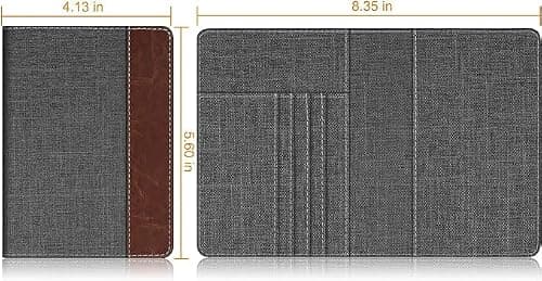 FINTIE Passport Holder Slim Travel Wallet RFID Blocking Card Case Cover Passport — view 5