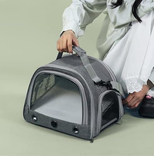 Guinea Pig Travel Carrier Bag,Portable Small Animal Pet Carrier Pouch — view 6