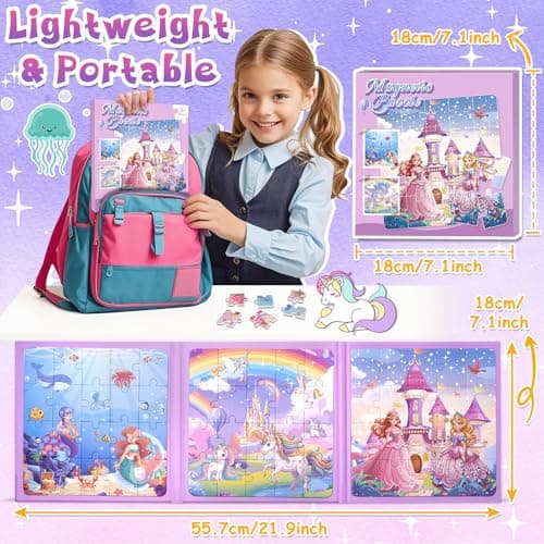Girls Birthday Presents 3-4-5 Year Old Girl Gifts Puzzles Toys Travel Games — view 6