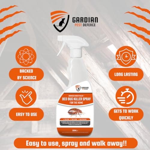 Bed Bug Killer Spray 500ml, Ready to Use Bed Bug Treatment Spray for Mattresses, Bed Frames, Upholstery, Carpets and Soft Furnishings, Indoor Trigger Spray — view 5