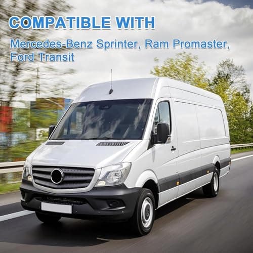 Camper Van Shower Curtains, With Magnetic Rope Waterproof Adjustable Cover — view 4