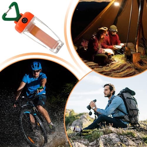 Travel Adventure Lantern - Carrot Shaped Torch, Compact Travel Torch, Rechargeable Field Light, Carrot Shaped Night Hiking Lantern | Slim LED Unit for Picnic Cycling Running Yard Tasks — view 5