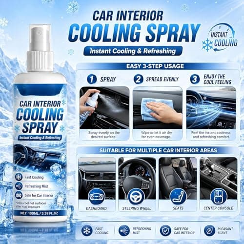 100ml Car Interior Cooler Spray Instant And Durable Cold — view 5