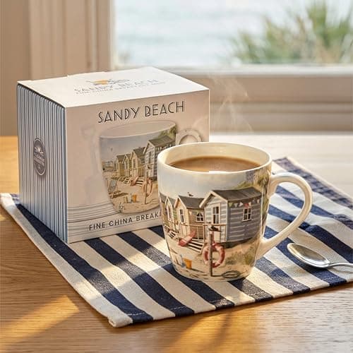 The Leonardo Collection Macneil Sandy Beach Breakfast Mug 480ml — view 3