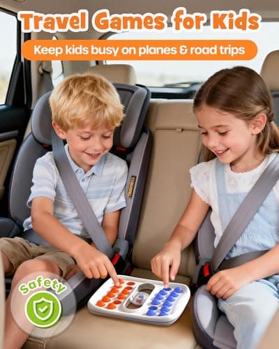 D-FantiX Number Pop Dice Math Games, Car Airplane Travel Essentials Kids — view 5