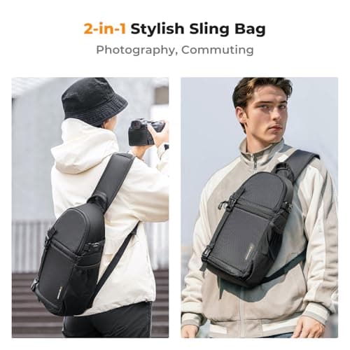 K&F CONCEPT Camera Sling Bag,DSLR/SLR/Mirrorless Camera Case Waterproof 10L — view 6