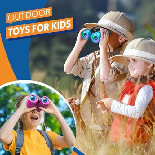 Binoculars Kids 3-9 Year Old Boy, Gifts Kids Toys for Boys Toys Age 3-9 Travel Games — view 4