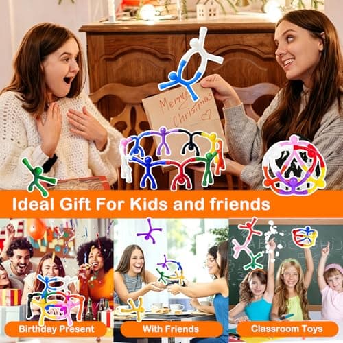 20PCS Magnetic Men Fidget Toys,Magnetic People Sensory Travel Toys for Kids — view 6