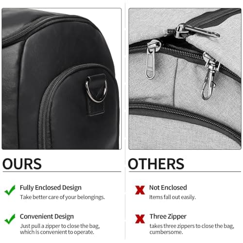 Carry On Garment Bag for Travel, Convertible Travel Garment Bag for Men Women, 2 in 1 Hanging Suitcase Suit Business Travel Bag, Black, 39"L x 12.5"W x 12.2"H, Travel — view 4