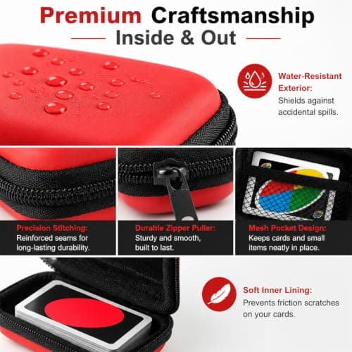 1Pcs Playing Cards Case for UNO,Classic Card Decks,Card Game Storage Case — view 3