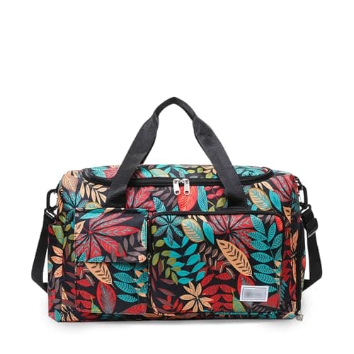 Overnight Bags for Women, Travel Holdall with Shoe Pocket & Wet Compartment