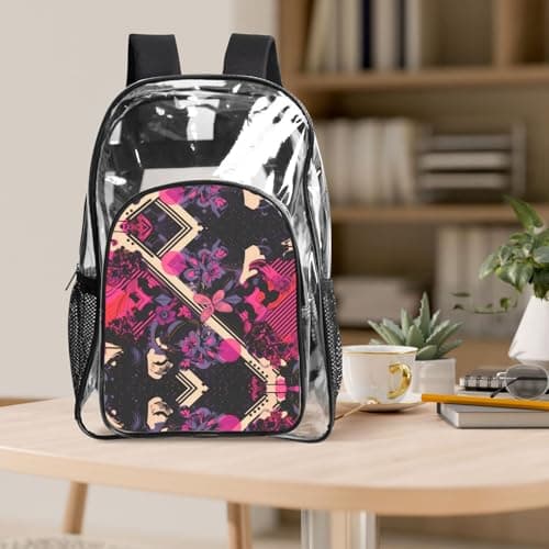 WZYCWB floristry Patterned backpack set (lunch bag and pencil case) | Perfect for school, work, business trips, and travel. — view 6